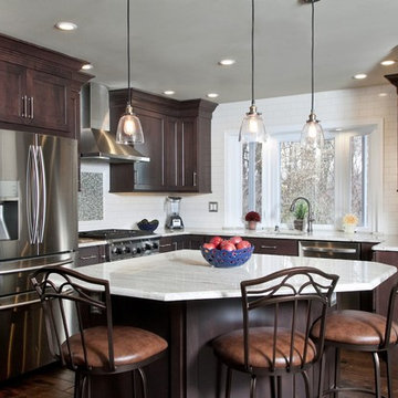 Philadelphia Kitchen Remodel "Island for 3"