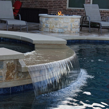 Pool and Spa/Fire Pit and Grill