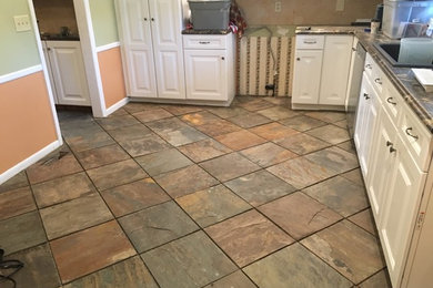 Lahr Entry and Kitchen Floor in slate