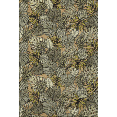 Addison Premium Washable Mayfield AMF206 Brown 2'6" x 3'10" Rug