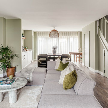 Full Interior Design Living Space & Kitchen