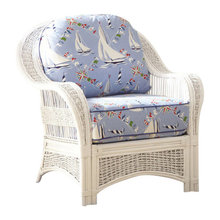 Woven island wingback