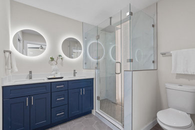 Example of a bathroom design in Other