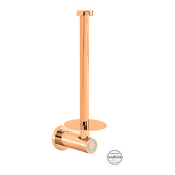 MUSE DIAMOND VERTICAL SPARE ROLL HOLDER. ROSE GOLD. - Products