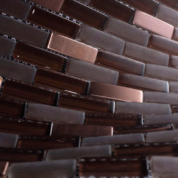 Glossy and Matte Black Lake Subway Glass Mosaic Tiles - Home Accessories & Decor