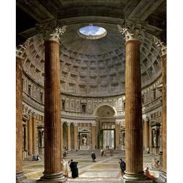 The Interior of The Pantheon Rome Print