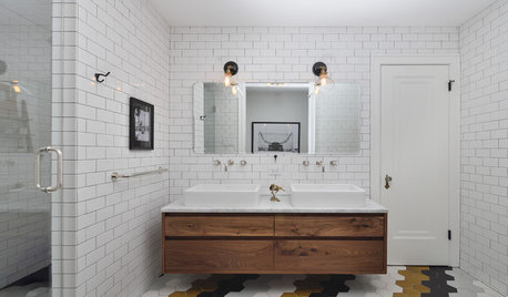 Kakel som sätter spår: 14 mönstrade badrumsgolv som vi älskar