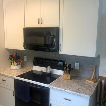 Modern Kitchen Transformation Done in a Classic White