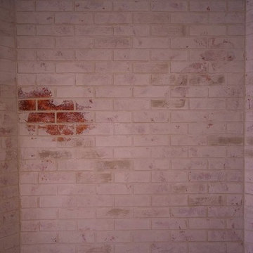 Faux brick work