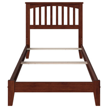 Mission Twin Bed, Antique Walnut