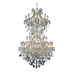 Elegant Lighting - Elegant Lighting 2800D36SG/EC Chandelier Maria Theresa - Chandeliers