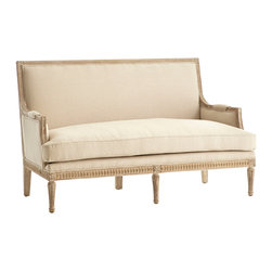 EUROPEAN LINEN SETTEE- NEW - Products
