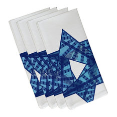 Decorative Holiday Napkin, Set of 4, Royal Blue