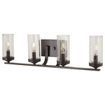 Minka-Lavery - Minka-Lavery Elyton Four Light Bath 4654-579 - Four Light Bath from Elyton collection in Downton Bronze With Gold Highl finish. Number of Bulbs 4. Max Wattage 60.00. No bulbs included. No UL Availability at this time.