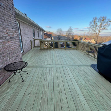 Pressure Treated Deck Addition in Hoover AL