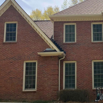 Painted Brick Exterior BEFORE