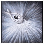 Stylecraft Home Collection - Zuri Lead Dancer I Handpainted Framed Canvas - Decorate any bare wall of your home with the Zuri Lead Dancer I Framed Canvas. This hand painted wall art measures 40 x 40 inches and comes inside a sleek frame. Use this hanging wall art to decorate virtually any wall in your home.
