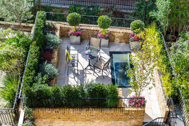 Photo of a modern garden in London.