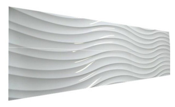 Wavy Surface Ceramic Wall Tile Traditional And Floor Wavy Surface Ceramic Wall Tile White Glossy Half Pallet