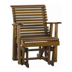 Rollback Treated Glider Chair - Outdoor Gliders
