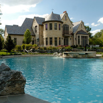 Glenview Freeform Inground Swimming Pool and Spa