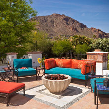 Patio seating area