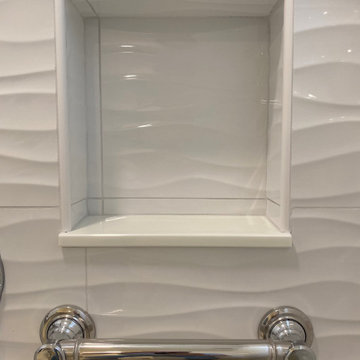 MASTER BATHROOM - Conversion to Handicap Walk-In Shower with Wave Tile