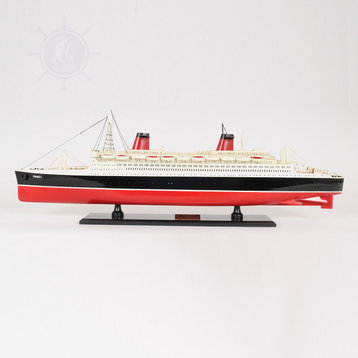 Ss France Painted Cruise Ship Model