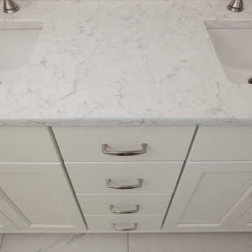 Master Bathroom Remodel from Traditional to Classic Transitional