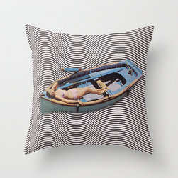 Adrift Throw Pillow - Decorative Pillows