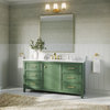 Woodruff Bathroom Vanity, Single Sink, 60", Vogue Green, Freestanding