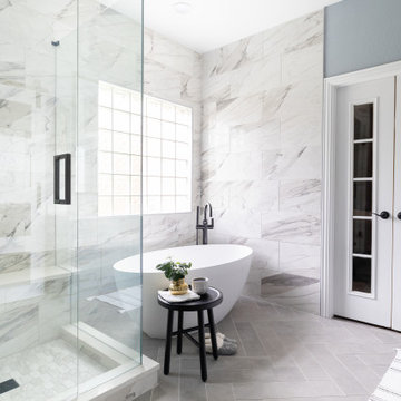 Light and Luxury Master Bathroom