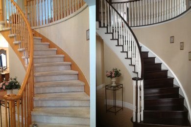 Before and After - Stair Renovation