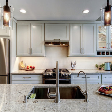 Kitchen island with sink