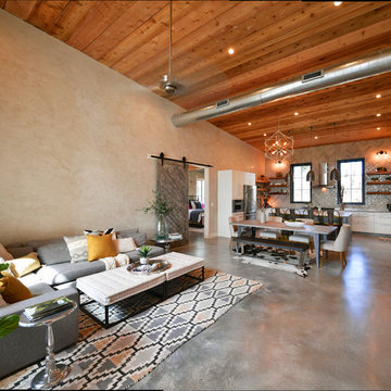 Fire Dance Open Living, Kitchen and Dining