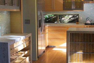 Inspiration for a contemporary kitchen remodel in San Francisco