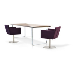HARPUT ROUND SWIVEL- DEEP MAROON CAMIRA - Dining Sets