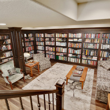 Basement Remodel in Brighton, Workoutroom, Gameroom, Library, Wine Cellar, Bar