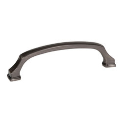 128mm Pull Revitalize Gunmetal BP55346GM - Cabinet And Drawer Handle Pulls