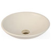 Concrete Vessel Sink, Handmade, Round Bowl Design, Sleek and Modern Washbasin.,