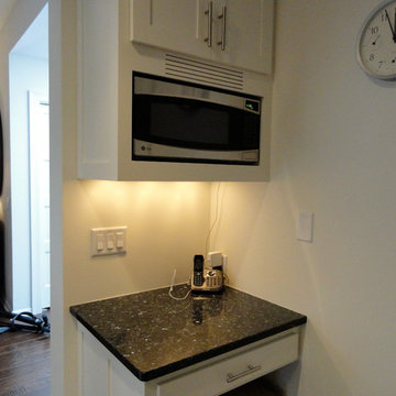 Galley Kitchen with Breakfast Bar