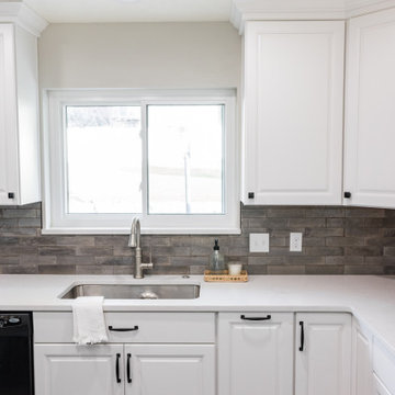 White Out Traditional Kitchen Remodel