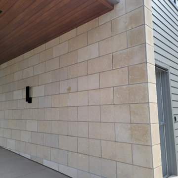 Cambridge Modern Limestone Panels Natural Thin Veneer Accent Wall