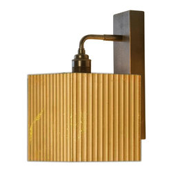 Gold Globe LED Bathroom Wall Light - Pendant Lighting