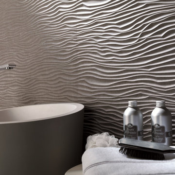 Neutral, Organic, Linear Feature Wall Tile from VENIS