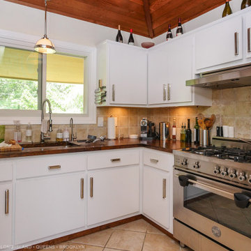 Terrific Kitchen with New Sliding Window - Renewal by Andersen LI / NY