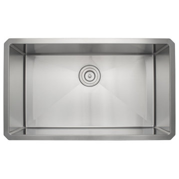 Prestige Series Undermount 30" Single Bowl Kitchen Sink