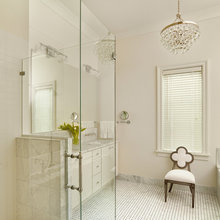 Shower door handle