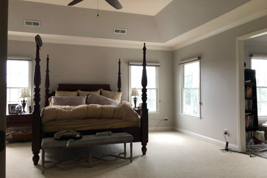 Bedroom - modern bedroom idea in Baltimore