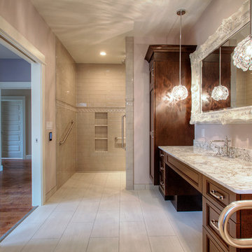Glamorous Universal Design Bathroom